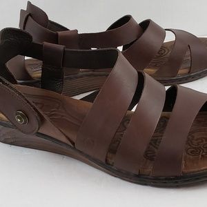 Born Women's Sandal Brown Leather size 9 M NICE!